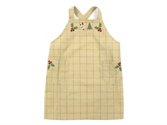 Lil Atelier warm sand Christmas children's apron
